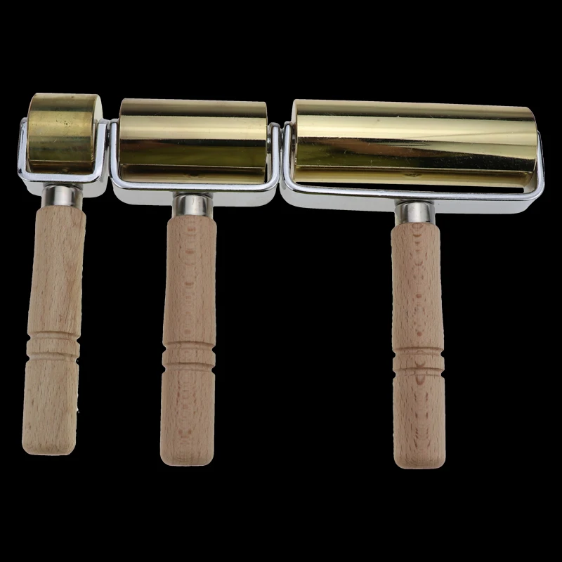 26/60/100mm Leather Glue Edges Laminating Roller Craft DIY Handmade Crease Tool Leather Craft Roller