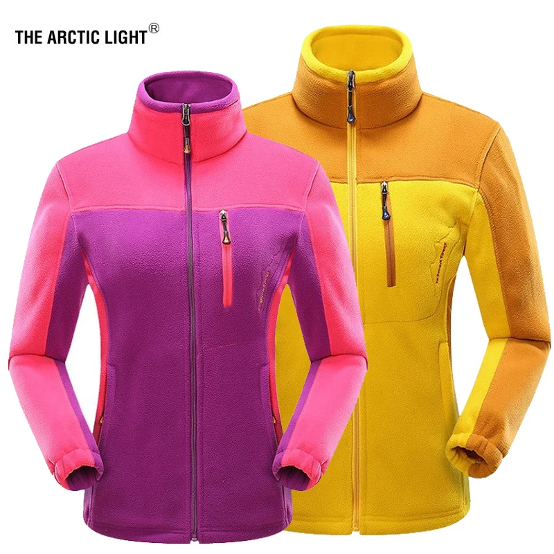 

THE ARCTIC LIGHT Women Winter Softshell Fleece Jackets Travel Outdoor Sport Warm Coats Hiking Skiing Trekking Female Fish Jacket