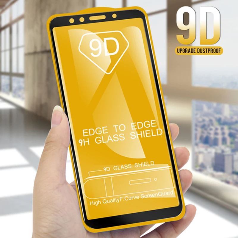 9D Full Glue Tempered Glass on the for Samsung Galaxy A7 2018 Screen