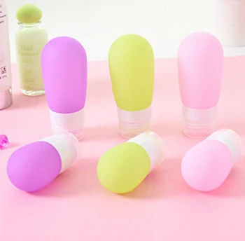 

200pcs Hot Makeup Refillable Bottles Traveling Packing Silicone Press Bottle for Lotion Shampoo Shower Gel new