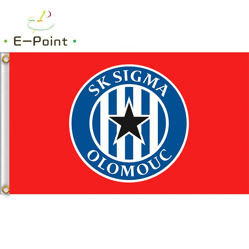 Чешская Республика SK Sigma Olomouc 3 фута * 5 футов (90*150 см) размер рождественские