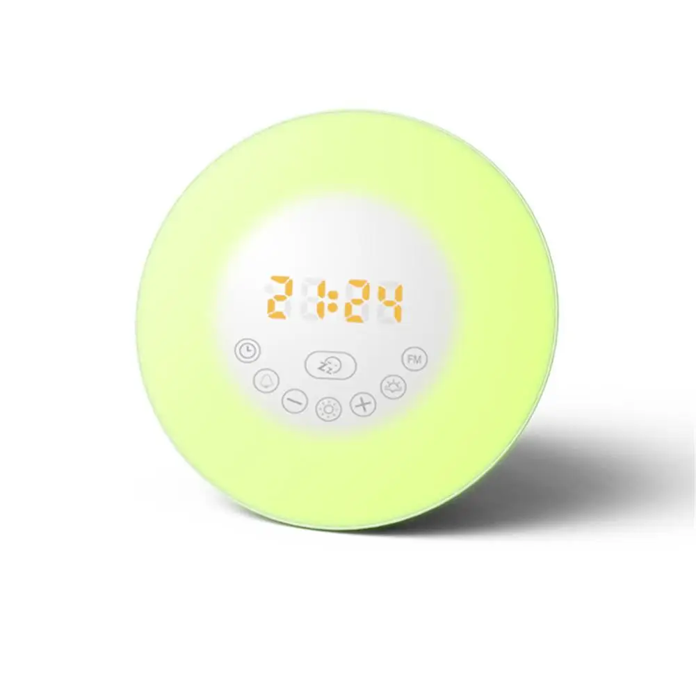 

Wireless Bluetooth Speaker High Sound Quality Portable Music Light Subwoofer Led Screen Button Control Hands-free Call Clock