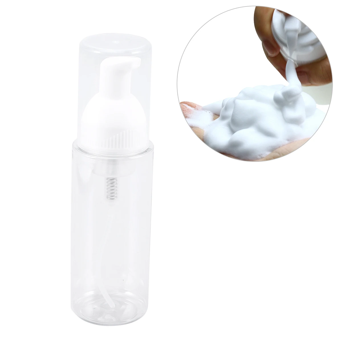 

10pcs 30ml Empty Squeezed Foaming Pump Soap Foam Bottle Cosmetic Containers Dispenser PET Liquid Travel Bottle