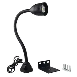 CLAITE 3 Вт В 220 В 50 см светодио дный светодиодные рабочие огни токарные станки фрезерные шланги ЧПУ свет лампа для рабочего стола с США Plug
