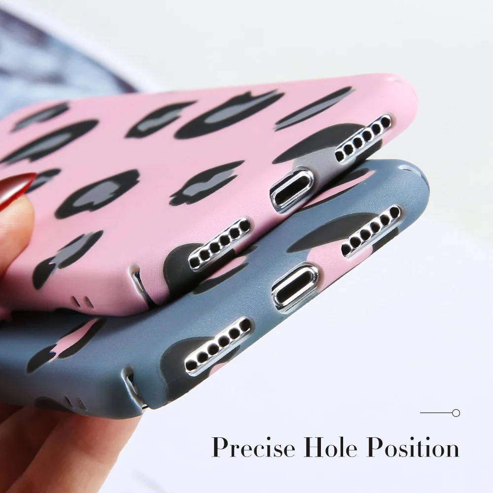 Caseier светящийся чехол для iPhone X XR 7 8 6 XS Max роскошный чехол с леопардовым принтом для iPhone 6s plus 5 5S SE пантера точечное покрытие чехол на айфон 7 чехол на айфон 5s чехол на айфон XR