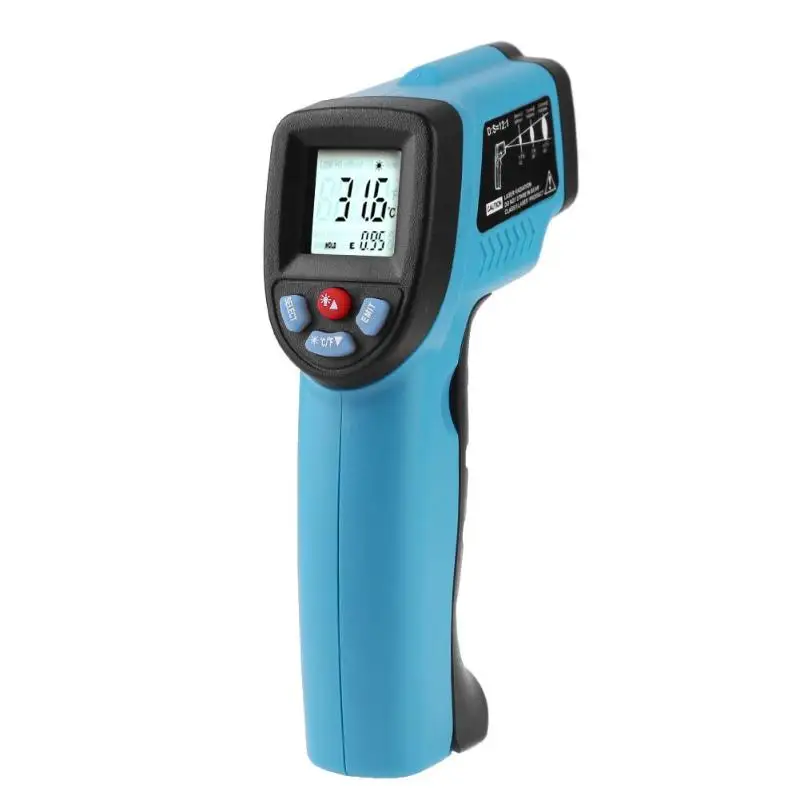 

GM550 -50-550 degree centigrade Non-contact Digital Infrared Thermometer LCD Laser Pyrometer weather station termometro Measure