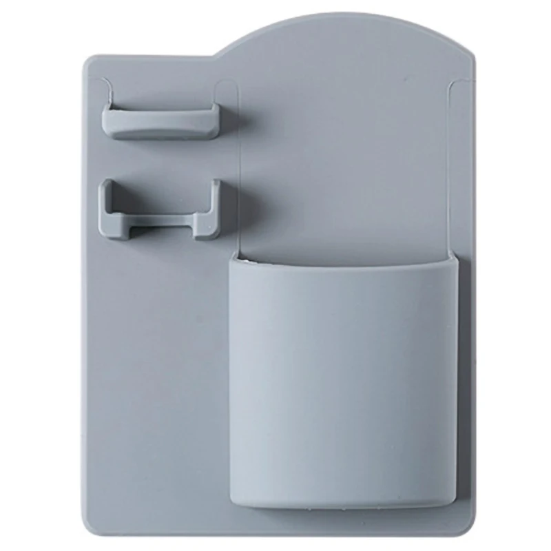 

Punch-Free Toothbrush Holder Wall-Mounted Storage Box Washing Tooth Holder Bathroom Razor Rack