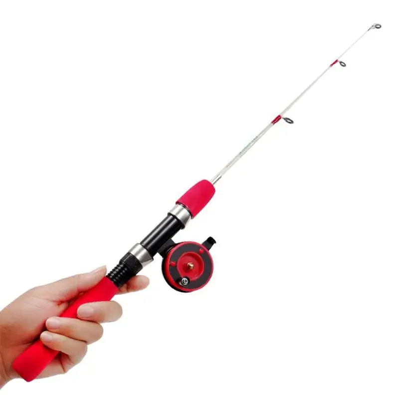 

Telescopic Fishing Rod FRP Fishing Pole Ice Sea EVA Handle Spinning Rod