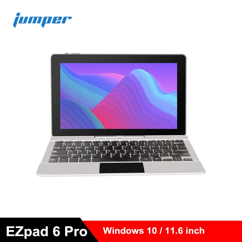 Jumper EZpad 6 Pro Tablets 2 In 1 Tablet PC 11.6'' Windows 10 Apllo Lake N3450 Quad Core 6GB 64GB EMMC HDMI Laptop With Keyboard