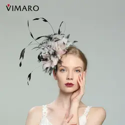 VIMARO украшения для волос шляпы для женщин элегантные шляпки для свадеб шляпы и вуалетки аксессуары для волос заколки для волос