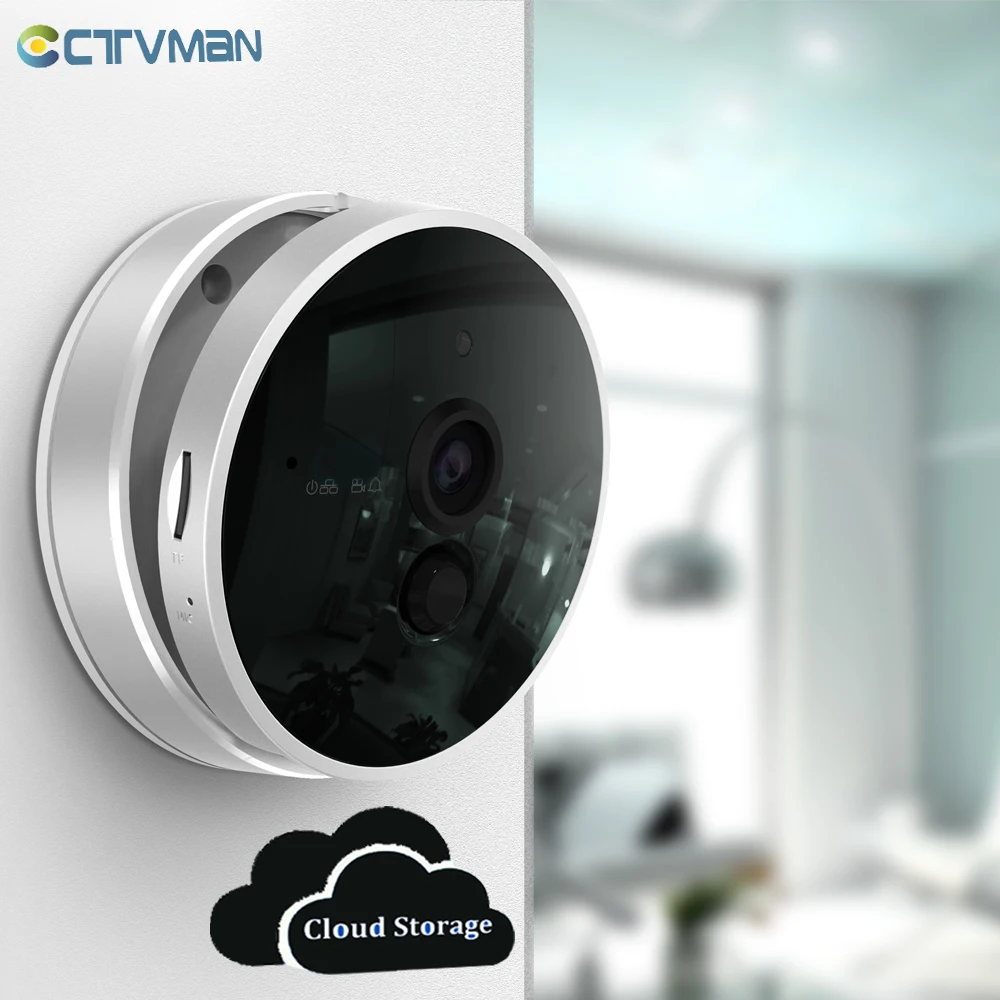 CTVMAN Home Camera 1080P Cloud Storage Wifi Camera 2MP Home Security Wireless Indoor Surveillance IP Cameras WIFI SD Card
