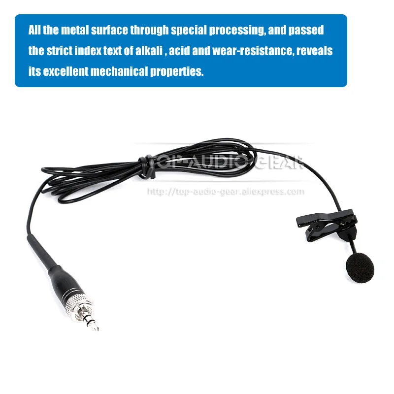 3 5 мм винтовой зажим для галстука на лацкан петличный микрофон Sennheiser EM10 SK20 ME3 XSW52 EM