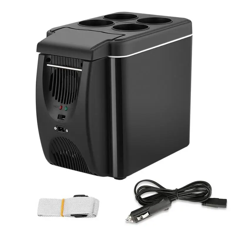 

DC 12V Car Refrigerator Cooler 6L Mini Car Freezer Cooler Warmer Electric Fridge Portable Icebox Travel Refrigerator