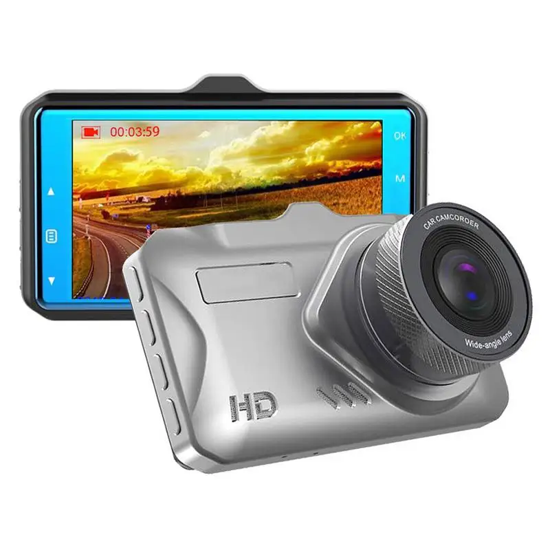 

Car DVR Dashboard Camera Full HD LCD Screen Hidden Mini Camera Night Vision Intelligent Monitoring Vehicle Driving Recorder