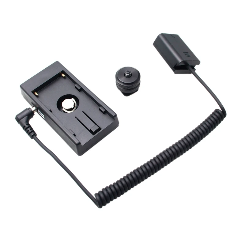 

Np-F970 To Np-Fw50 Dummy Battery Plate Mount Adapter Spring Cable For Canon Eos Battery Adapter