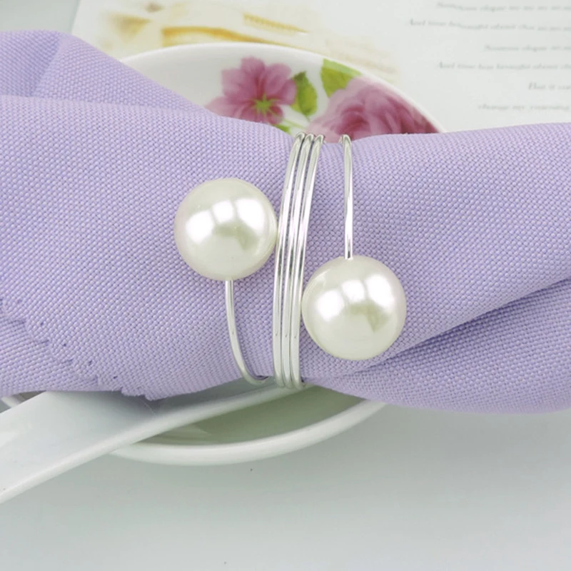 

12pcs Napkin Rings Serviette Holder Dinner Wedding Towel Ring Party Table Decor