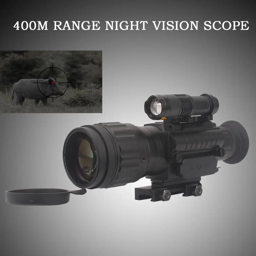 

Bestguarder WG60 4.5-36 digital Zoom Night Vision Riflescope with Video Record 600G Recoil Hunting Night Vision Sights 21 Picati