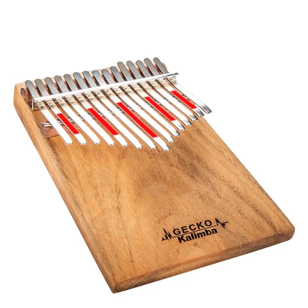 Клавиатура GECKO K15CAP с 15 клавишами Kalimba Thumb Piano G Tone Mbira инструмент клавиатурой Hammer