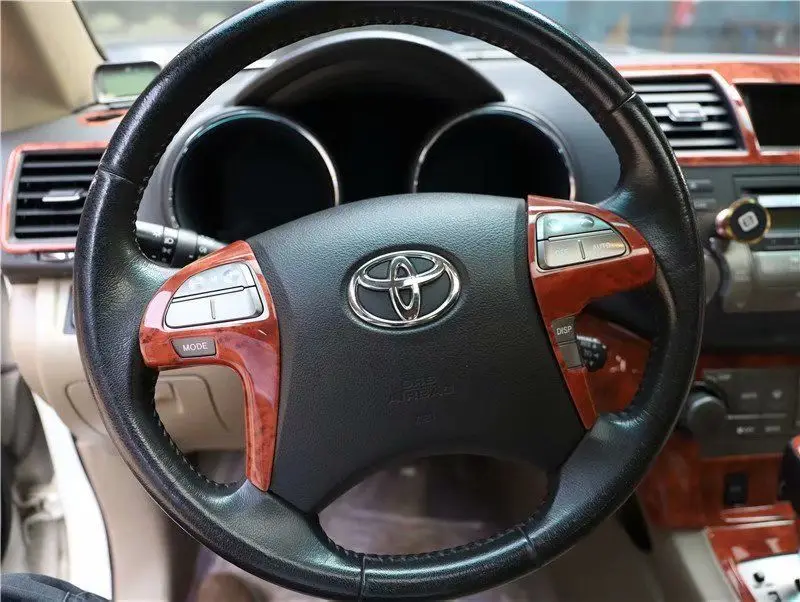 Комплект декоративных наклеек для салона автомобиля 30 шт./компл. Toyota Highlander 2009 10 11