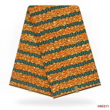 Настоящий воск высокого качества настоящий, из Анкары воск голландский Африканский вощеная ткань настоящий дизайн для женщин платье 6 ярдов