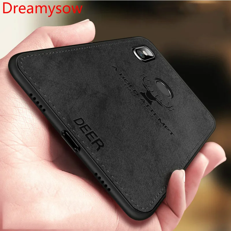 

For Xiaomi Mi 9SE A1 A2 Case Cloth Distressed Hard Back Cover Soft Frame Fabric Fundas For Redmi Note 4X 5 6 Pro 7 Phone Cases