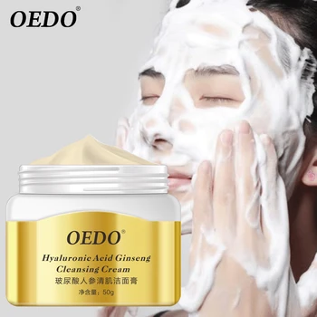 

OEDO Skin Care Facial Pore Cleanser Hyaluronic Acid Ginseng Cleansing Acne Treatment Face Washing Product Foam