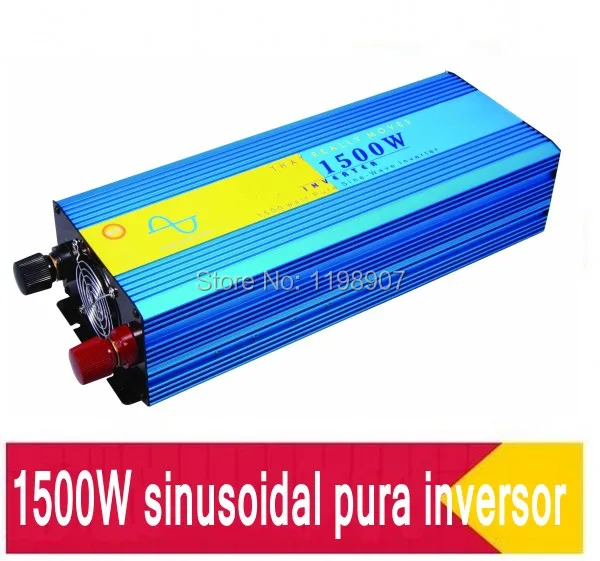 

1500W invertteri puhdas siniaalto inverter 1500w Pure Sine Wave Inverter, Solar Power Invertor, DC 48v to AC 230v Power Inverter