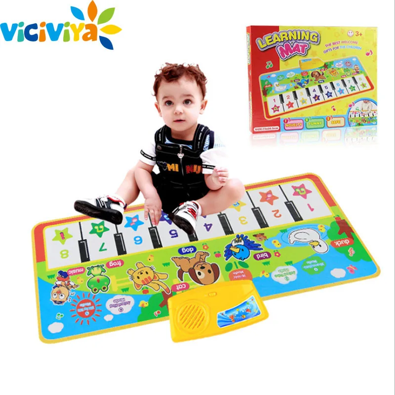 Baby Music Carpet Baby Musical Mat Children Educational Carpets Babe Infant Piano Music Play Mats Games Playmat for Kids