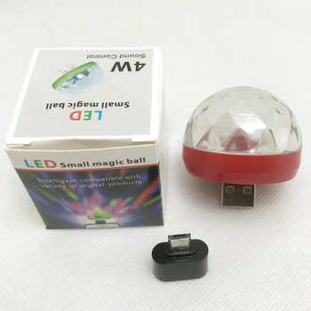 

4W LED Disco Stage Light Party Club DJ/KTV Magic Lamp Ball For Phone Accessories