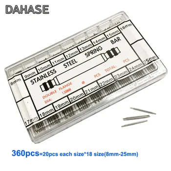 

360 Parts Repair Tool Kit Watch Watch Band Pin Spring Bar Pins For 1 8 9 10 11 12 13 14 15 16 17 18 19 20 21 22 23 24 25 Mm