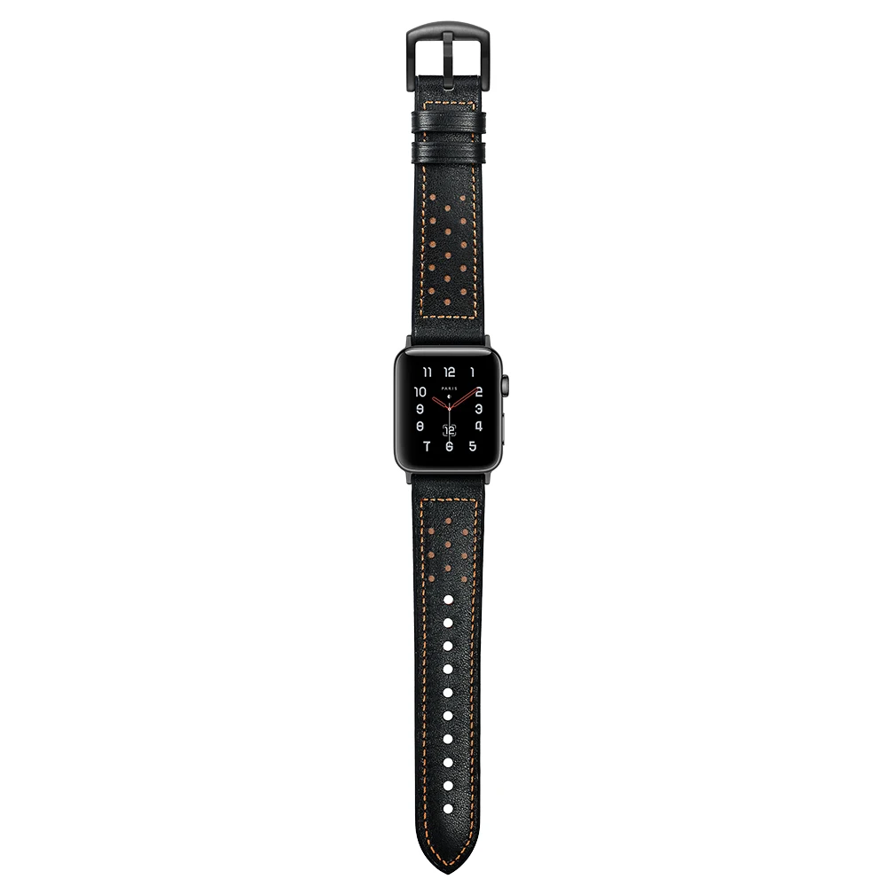 Для Apple Series 4 Watch 38-42 мм новейший ремешок из натуральной кожи + для часов 1 2 3 |