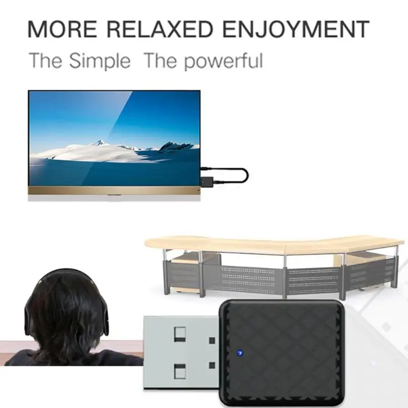 KN322 беспроводной Bluetooth приемник передатчик ключ стерео аудио Музыка 3 5 мм Aux USB BT 0