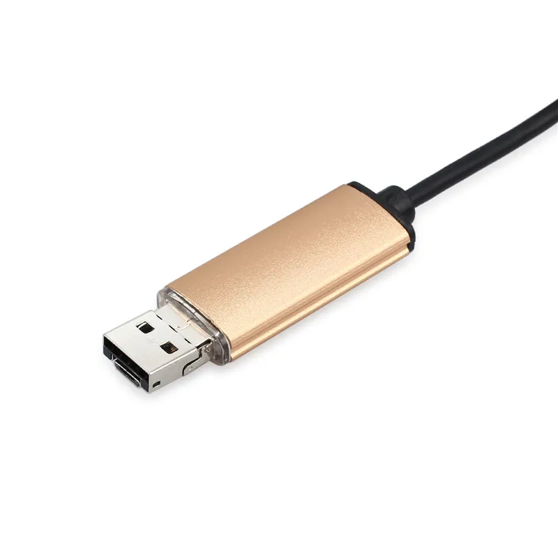 Водонепроницаемый USB эндоскоп с объективом 5 мм 2 м 10 м|Лупы| |