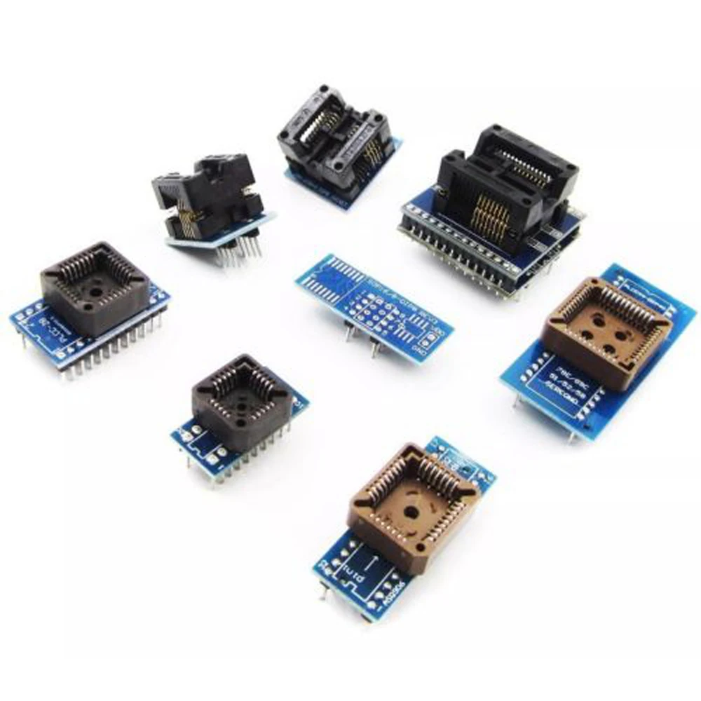 Мини TL866CS Pro USB BIOS Универсальный программатор набор высокоскоростной MCU с 9 шт.