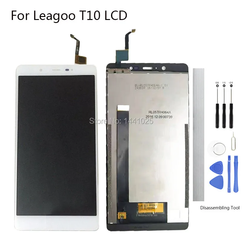 

Display Screen Replace for Leagoo T10 LCD Touch Screen black white for Leagoo T10 Touch Screen LCD Without Frame