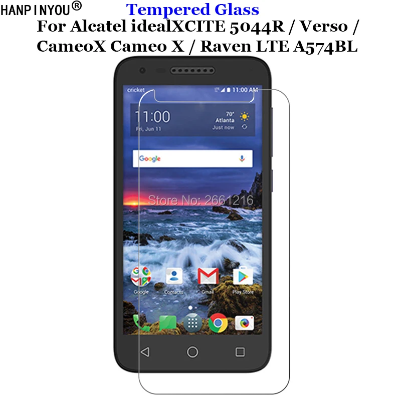 Для Alcatel idealXCITE 5044R / Verso CameoX Cameo X Raven LTE A574BL закаленное стекло 9H 2.5D Премиум Защитная