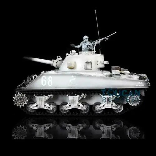 Heng Long 1/16 Snow 6 0 инфракрасный боевой Sherman RC Tank 3898 360 Turret Metal Tracks W/Links TH12829 | Игрушки и