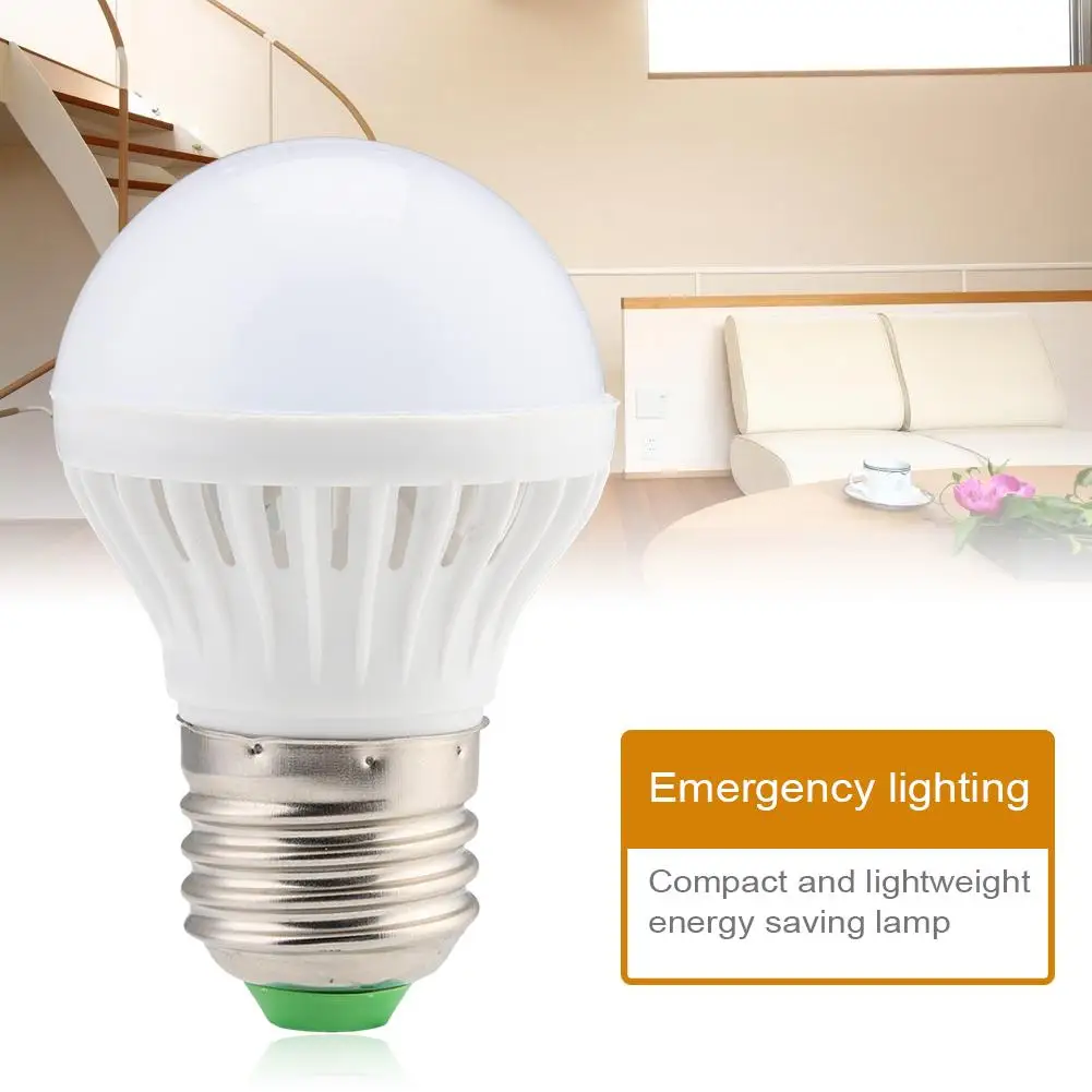 

LED Bulbs 3W E27 6000K LED Bulbs Camping Hunting Emergency Outdoor Light Suitable for Shop Home Kitchen Energy-saving