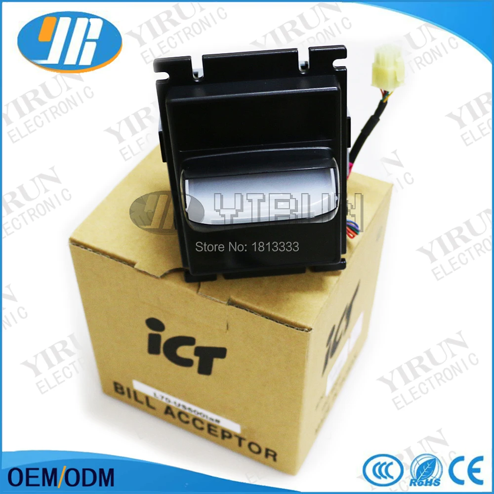 

Original ICT Bill Acceptor Bill Validator-4 Way Insertion without Bill Box for Amusement,Gaming,Vending machine