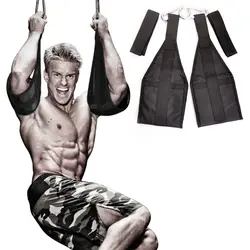 Нейлоновые фитнес для мышц пресса Crunch ремни гимнастические AB Упражнение поводок плечевой ремень штанга оборудование для упражнений