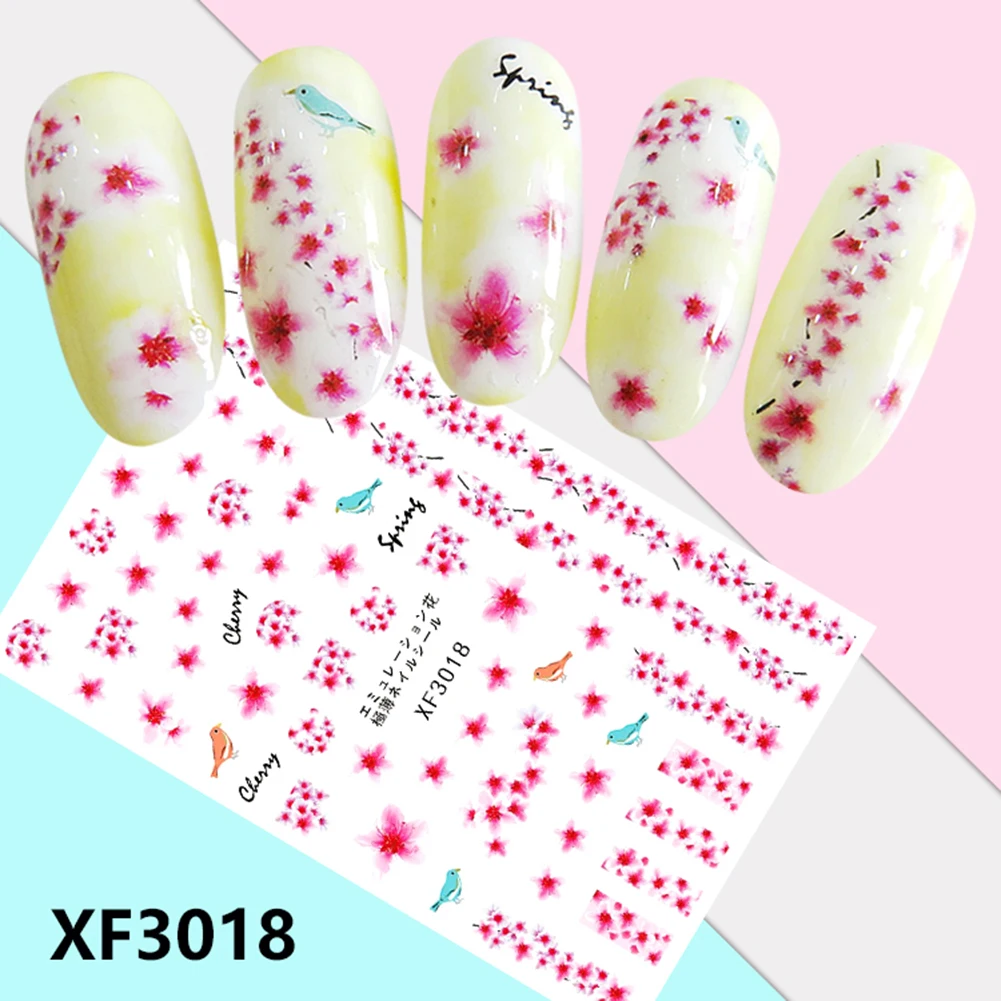 

Nail Art Mock Up Flowers Drawing Tattoo Watermark Nail Sticker Applique New Fashion Beautiful Manicure Tools DIY