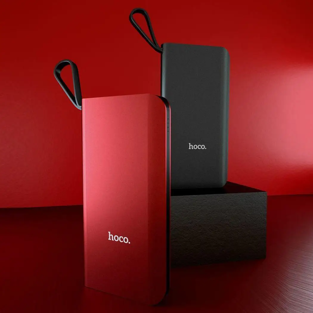 HOCO 10000 mah power Bank type C USB портативное зарядное устройство для iPhone 6 7 X Xiaomi Mi samsung