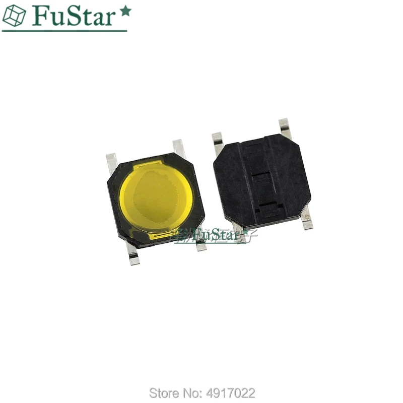 

100PCS 4*4*0.8mm Micro Touch Push Button switch 4x4x0.8mm Thin Film Switch Micro Reset SMD-4 4Pin Metal film 4*4*0.8 MM