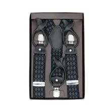 Креативные подтяжки Y-back форма двойного назначения зажимы на мужской кнопке подтяжки кожаные брюки susporio жених