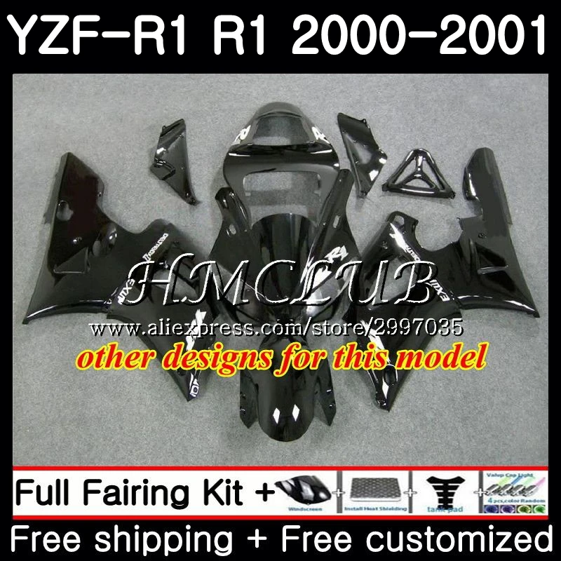 Корпус для YAMAHA YZF 1000 R1 2000 2001 рамка 19HC. 20 R 1 00 01 YZF1000 серебряное пламя YZFR1