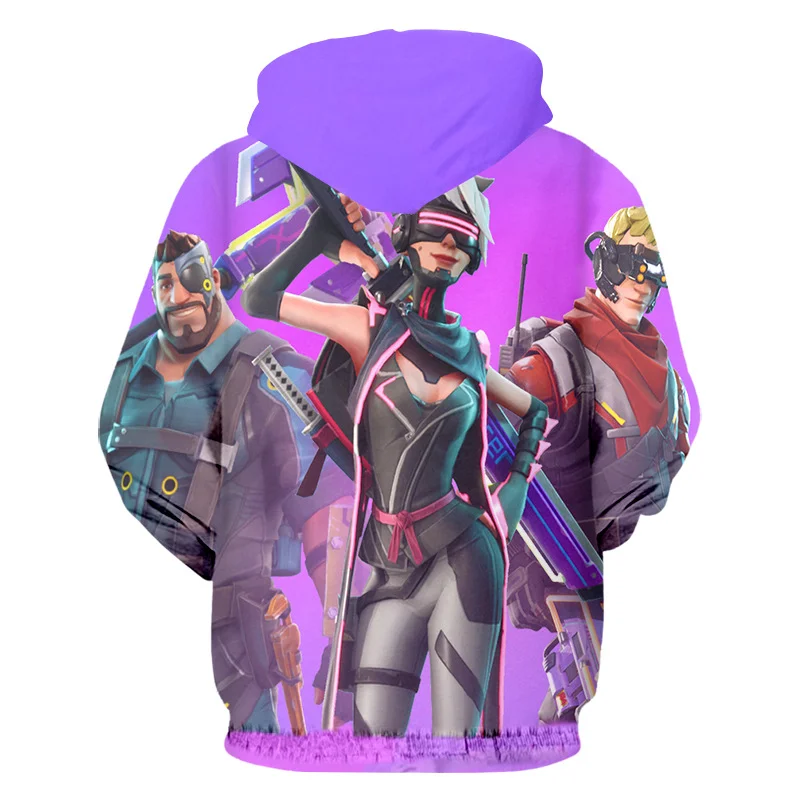 Fans Wear Anime Men 3D Print Streetwear Hip Hop Punk Hoodie Christmas Sudadera Battle Royal Hoodies