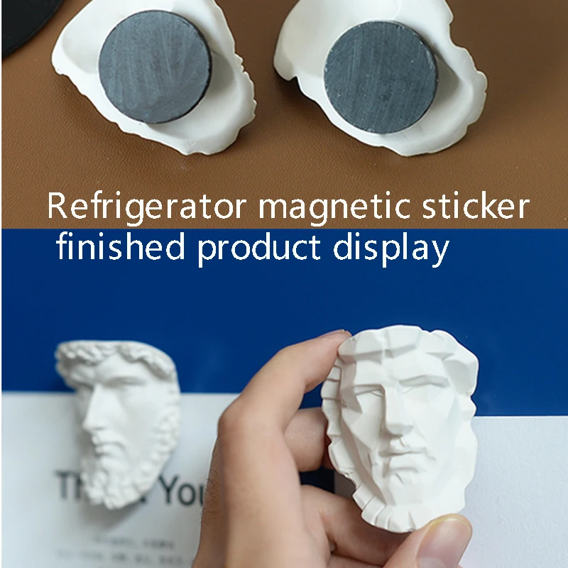 Силиконовая форма 3D искусственная голова Александра для автомобильной