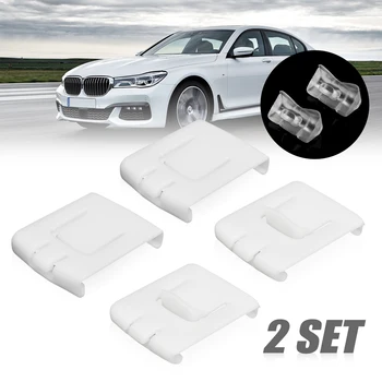 

White Plastic 2 Set 6 piece siut Seat buckle Clip Runner Guide 435881203A C10 For VW GOLF MK1 MK2 MK3 CORRADO SCIROCCO