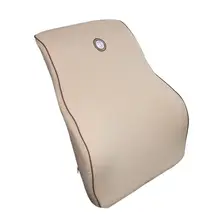 Общая Автомобильная подушка под поясницу памяти хлопок медленный отскок Подушка под поясницу четыре сезона сплошной цвет водонепроницаемый всплеск мягкий