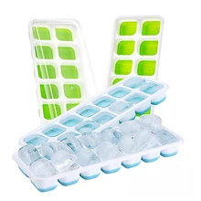 Летнее использование поднос для льда покрытый кубиком льда лоток с 14 кубиками льда формы Замороженные делая инструмент кухонный бар аксессуар